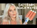 EASY 5 MIN SOFT BEACH WAVES 3-BARREL WAVER TUTORIAL