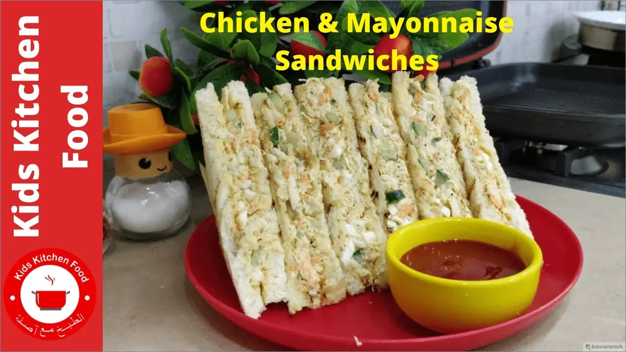 Chicken & Mayonnaise Sandwiches            by Kids Kitchen Food