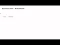 001 Python Print Function Hello World Simplest Code