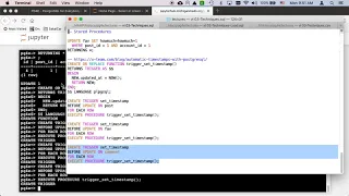 PostgreSQL Demonstration Stored Procedures