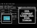 MySQL Database Tutorial Implementation of DDL Commands Create Alter Drop Truncate