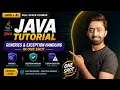 Java Tutorial Generics and Exception Handling in One Shot