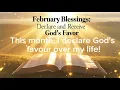 February Blessings Powerful Biblical Declarations to Receive God s Favor
