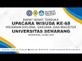 Download Lagu 🔴 [LIVE] UPACARA WISUDA KE - 68 PROGRAM DIPLOMA, SARJANA, DAN MAGISTER UNIVERSITAS SEMARANG TAHAP 2