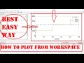 HOW TO PLOT FROM WORKSPACE VALUES IN BEST WAY TO PLOT IN MATLAB