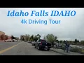Driving Tour Through Idaho Falls IDAHO USA with DJI Pocket 2 Camera Recorder
