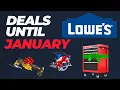 2024 End of Year Deals at Lowes for Woodworkers