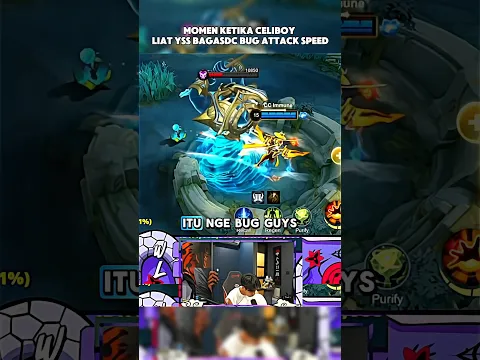MOMEN KETIKA CELIBOY LIAT BUG ATTACK SPEED YSS BAGASDC #mobilelegends #mlbb #mlbbidcreator