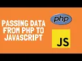 Passing Data from PHP into Javascript