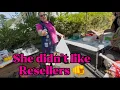 Yard sale Saturday - this lady did not like resellers
