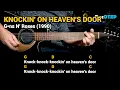 Knockin On Heaven s Door - Guns N Roses Easy Guitar Chords Tutorial with