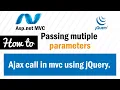 Pass multiple parameters using jQuery Ajax asp net C