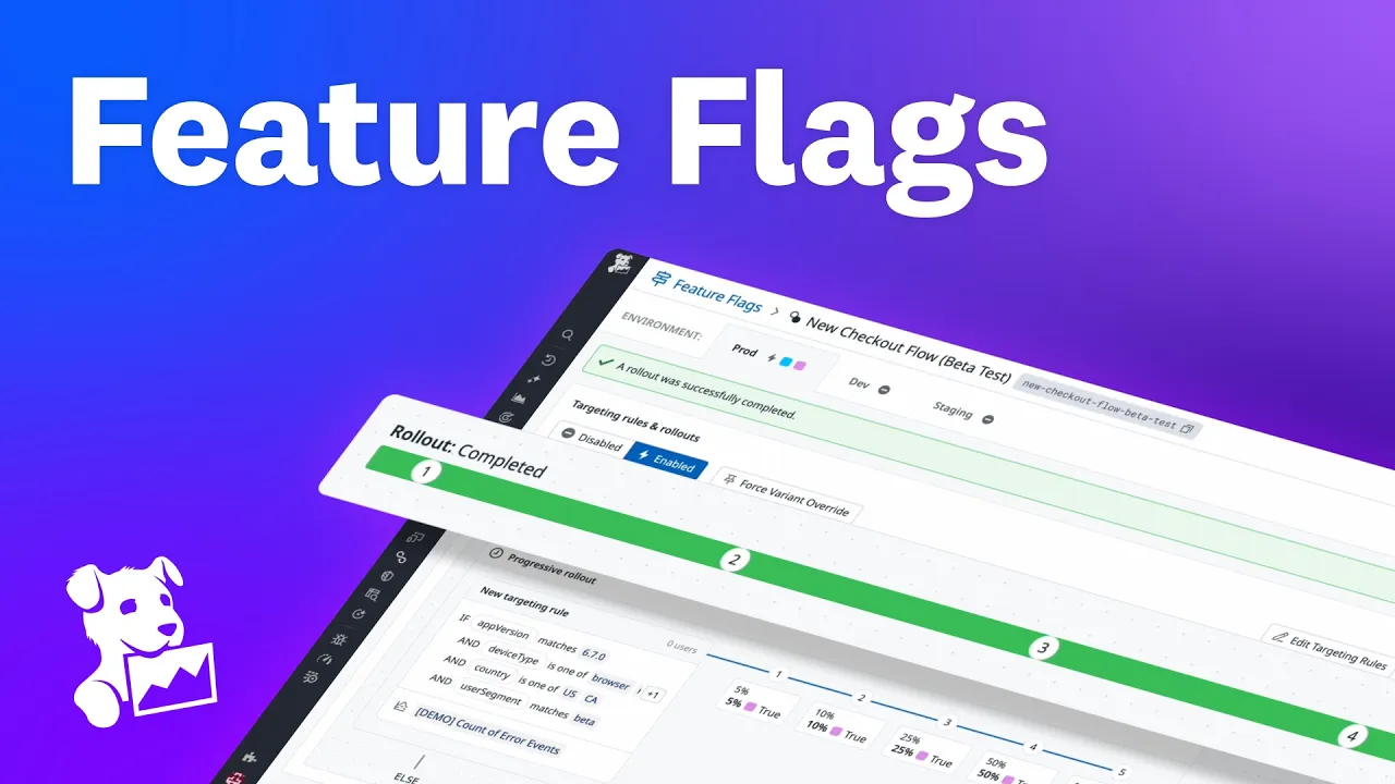 Datadog Feature Flags video