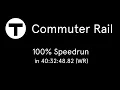 MBTA Commuter Rail 100 Speedrun in 40 32 48 82 Guinness World Record