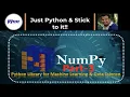 Numpy Tutorial Part-3 PyCSR Learn Python Online with Pankaj Soni