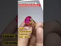 Download Lagu GOLD Ring Hallmark 22k With Mozambique Natural Ruby || Exclusive Ring design 💍PAUL GEMS💍 Collection