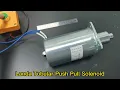 50mm Long Stroke Push Pull Tubular Solenoids