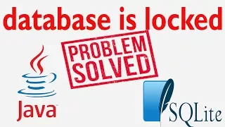 Java SWING - Database is Locked in Java SQLite Solved