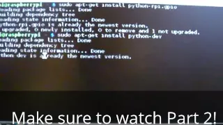 Raspberry Pi - Using the GPIO Part 1