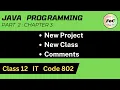 Java Class 12 Comments Class Project Unit 3 Information Technology IT Code 802