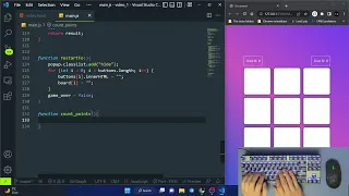 ASMR Programming - Coding Tic Tac Toe Game