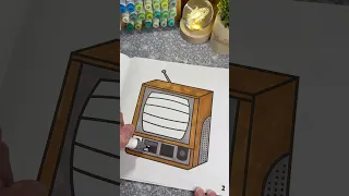 Retro 80 s Coloring Book
