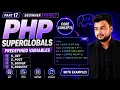 PHP Superglobals in - GET