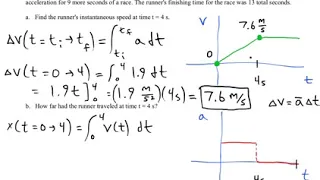 Piecewise-Defined Motion Word Problem
