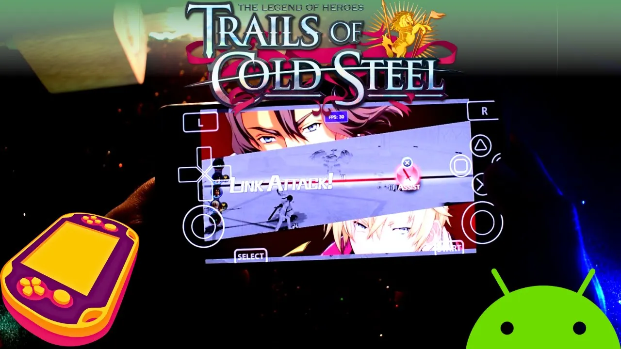 The Legend of Heroes: Trails of Cold Steel Android | PS Vita Android Emulator | Vita3k Mali GPU