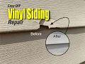Quick Easy Vinyl Siding Repair - DIY Home Improvement Made Simple
