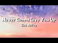 Download Lagu Rick Astley - Never Gonna Give You Up (lyrics)