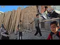 Removing Old Wooden Beams | Hamid’s Hard Work to Build His Dream Home | Nomadic Life \u0026 Determination