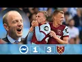 PETER DRURY \u0026 JIM BEGLIN ON BRIGHTON VS WESTHAM 1-3 || ENGLISH COMMENTARY😍🔥