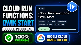 Cloud Run Functions Qwik Start GSP1089