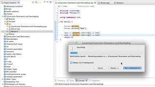 3 C Tutorial for Beginners 34 Overloading Constructors YouTube