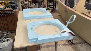 3 Jluli 2022 Circular coaming. The experimental start of the fore one.