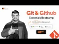 Day 1 Introduction to Git and GitHub Git GitHub Essential Bootcamp 3 Days