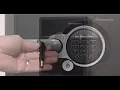 Sentry safe installation set up New password