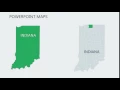 How to Create Indiana Counties PowerPoint Map Free Template