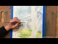 Afternoon Light - Home Speed Painting [Watercolor & Ink]