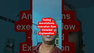What is Testng annotation execution flow