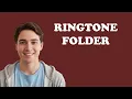 Where Are Android Ringtones Located