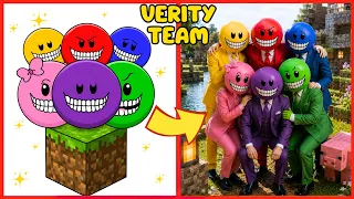 New Sprunki OC - Verity Team In Real Life & Quiz | Falsity, Lovity, Demonity, Obesity!