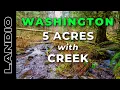 5 Acres of Washington Land for Sale with Creek Utilities LANDIO