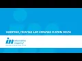 Inserting Creating and Updating Custom Fields