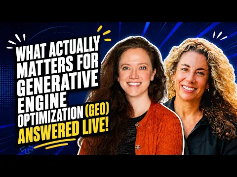 A Beginner's Guide to Generative Engine Optimization (GEO) | What do GEO consultants actually do? video thumbnail