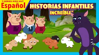 Historias infantiles increíbles |🐺Lobo Stories Compilation | 3 Cuentos Clásicos en Español |Kids Hut