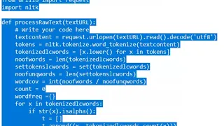Processing RAW Text