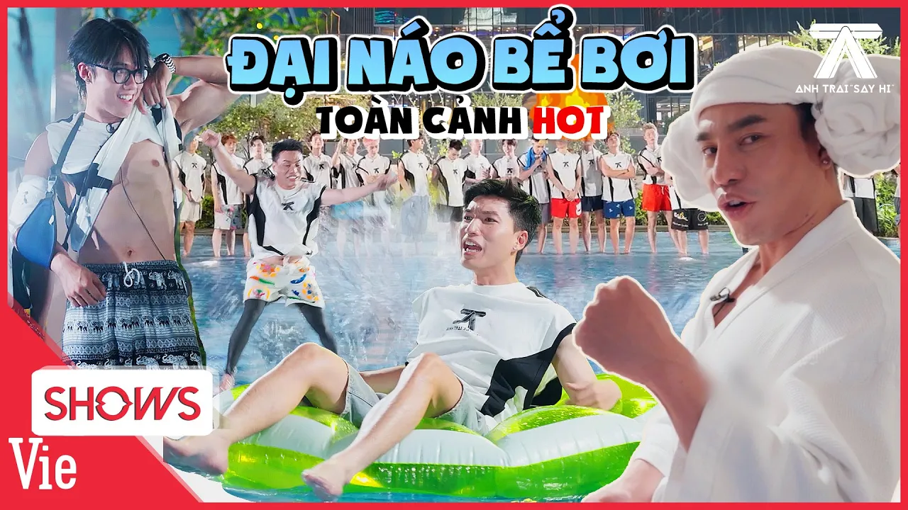 Outline Video Toàn cảnh Dương Lâm ĐẠI NÁO HỒ BƠI, 30 "Anh Trai" lộ múi khiến fan đỏ mặt | ANH TRAI SAY HI