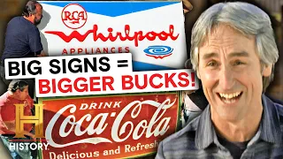 Vintage Signs of the Times American Pickers History